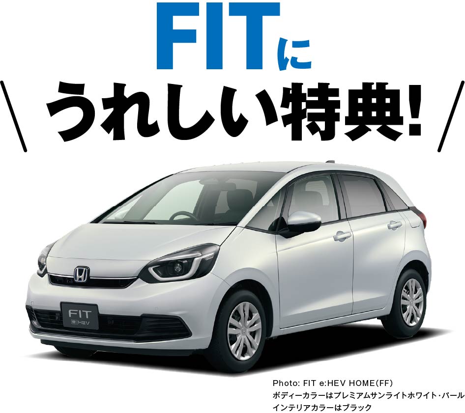 FITに嬉しい特典！