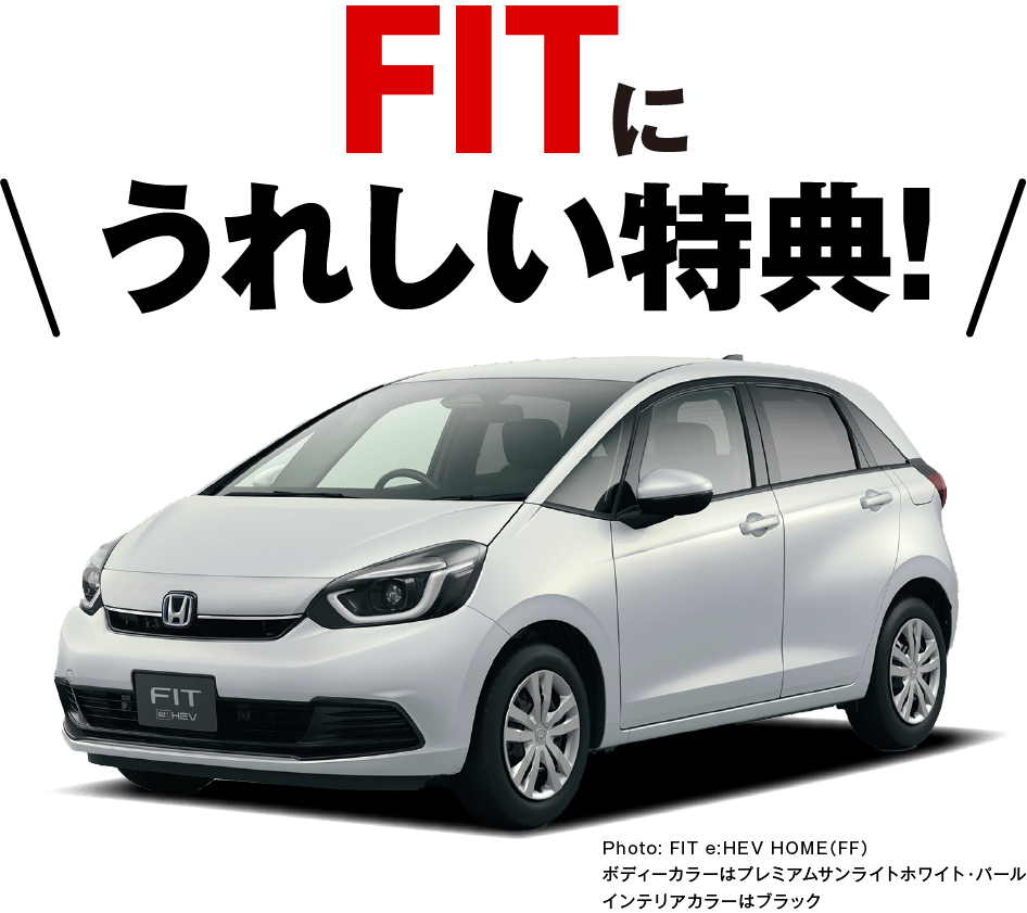FITに嬉しい特典！