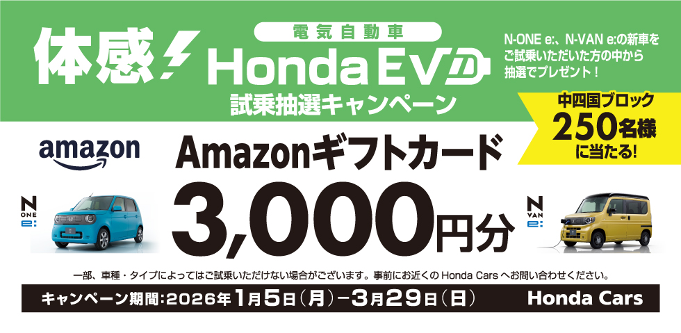 EV 試乗抽選キャンペーン