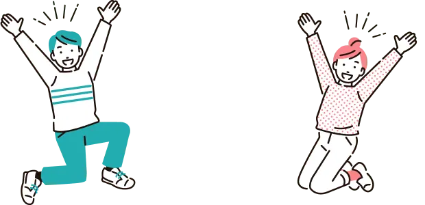 買わない相談に喜んでいるイラストイメージ